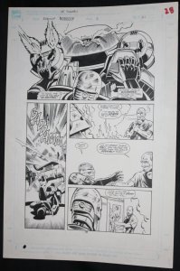 RoboCop #13 p.21 / 28 - LA - RoboCop vs. ED-209 - 1991 art by Lee Sullivan