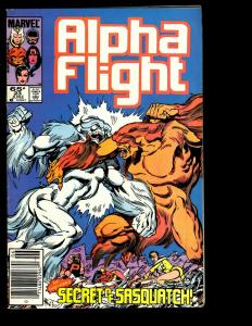 12 Alpha Flight Marvel Comics # 3 4 5 7 23 41 48 49 50 51 62 64 EK4 