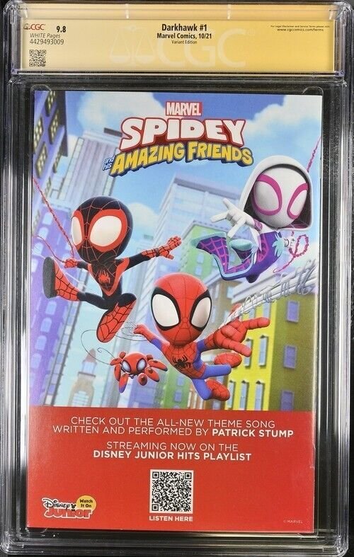 Darkhawk (2021) # 1 (CGC 9.8 SS) SignedKyle Huggins * Variant Edition * Marvel