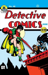 Detective Comics #40 Facsimile Edition Cover B Bob Kane Foil Var