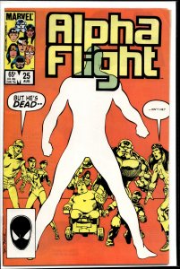 Alpha Flight #25 (1985) Alpha Flight