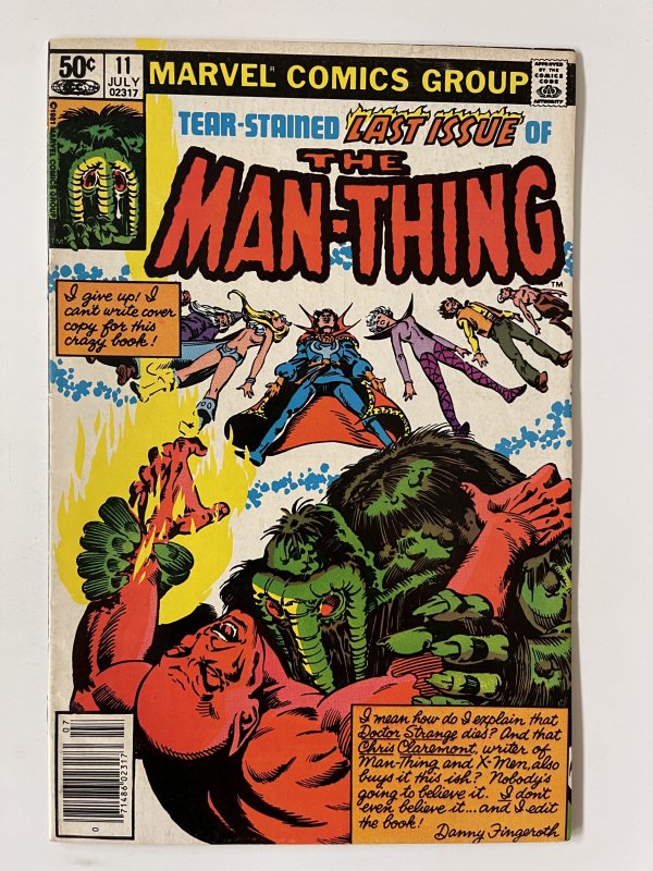 Man-Thing #11 - Fn  (1981)