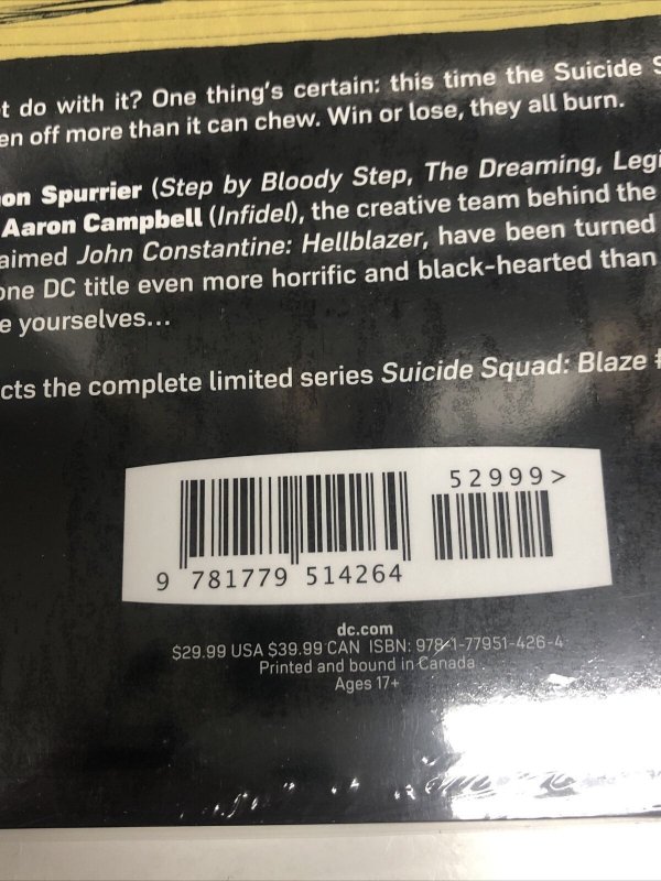 Suicide Squad (2023) DC Comics HC Aaron Campbell