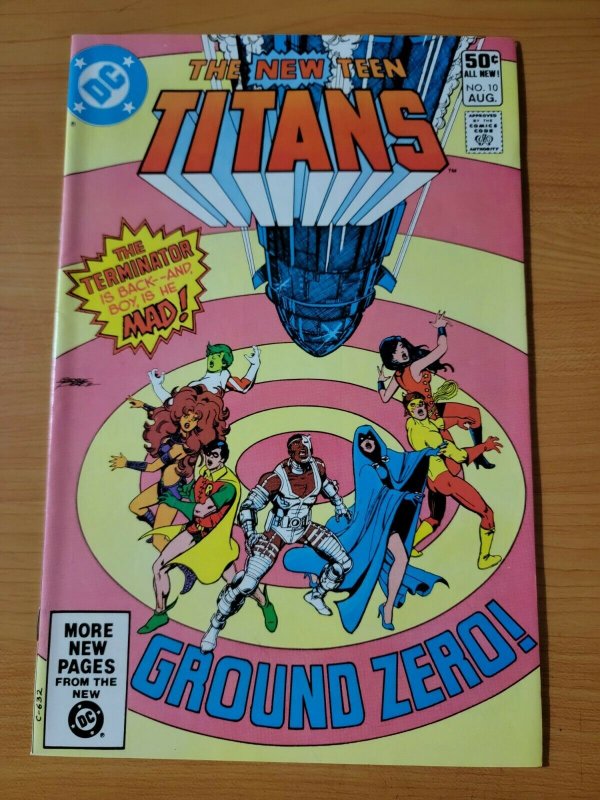 New Teen Titans #10 Direct Market Edition ~ NEAR MINT NM ~ 1981 DC Comics