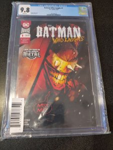 BATMAN WHO LAUGHS #1 CGC 9.8 JOCK COVER & ART