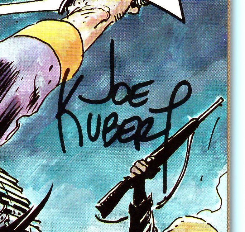 Autographed Joe Kubert's Abraham Stone