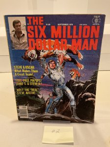 Six Million Dollar Man Magazine #2  September 1976  VG