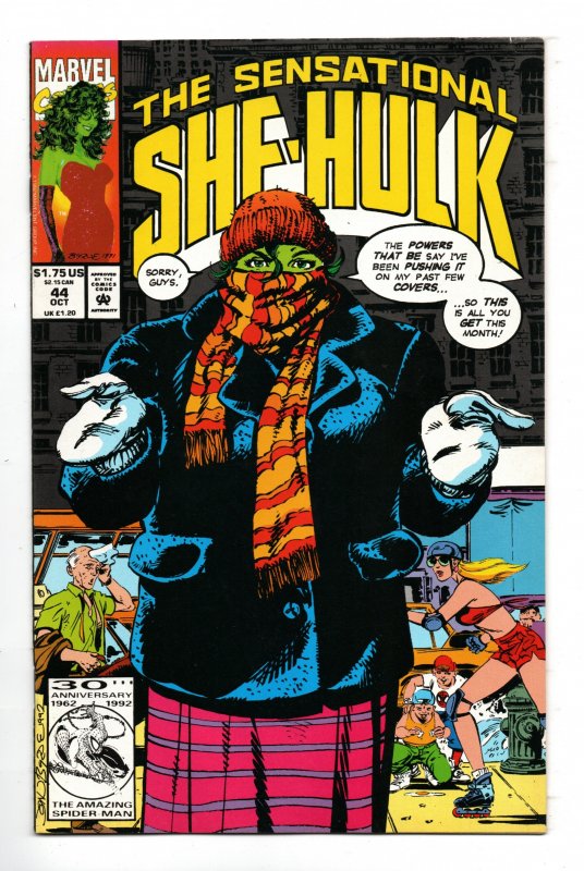 THE SENSATIONAL SHE-HULK #44 (1992) JOHN BYRNE | TRADE DRESS | DIRECT EDITION