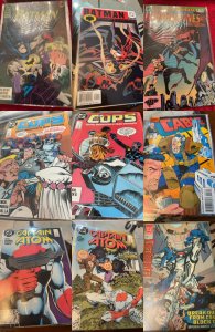 Lot of 9 Comics (See Description) Batman, Cops, Captain Atom, Cable, Checkmate