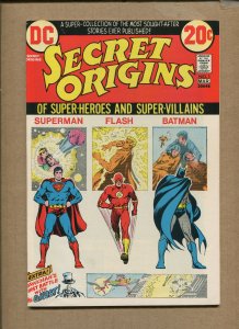 SECRET ORIGINS #1 - 1973 (7.5) WH