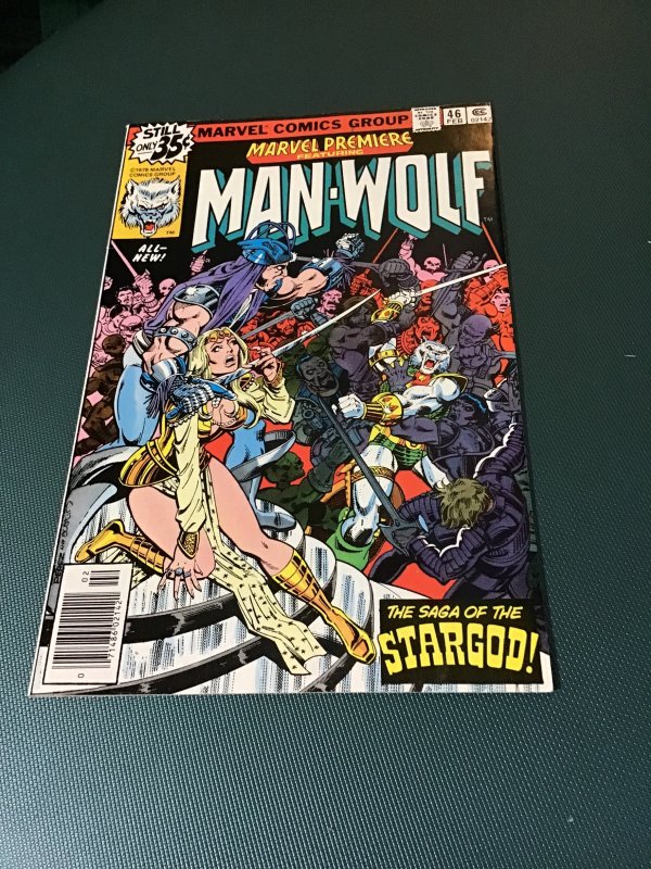 Marvel Premiere #46 (1979) Man-Wolf Key! High-Grade NM- Wow!