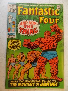 FANTASTIC FOUR # 107 LIGHT SUB CREASE