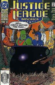 Justice League America #59 VF/NM; DC | save on shipping - details inside