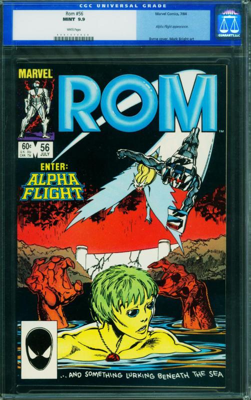 ROM #56 CGC 9.9-MARVEL comic book 1984-Alpha Flight- 0041479020