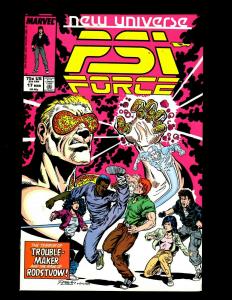 Lot of 12 Psi Force Marvel Comic Books #1 13 14 15 17 18 20 21 22 23 24 27 J412