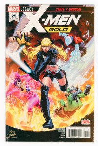 X-Men: Gold #25 Armor Magik Captain Britain NM