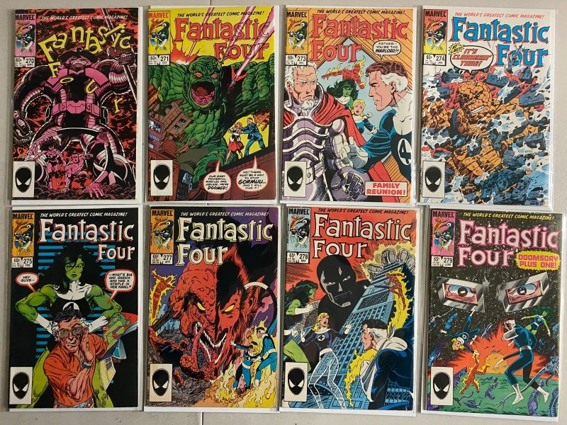 Fantastic Four comics lot #251-299 direct 41 diff avg 8.0 (1983-87)
