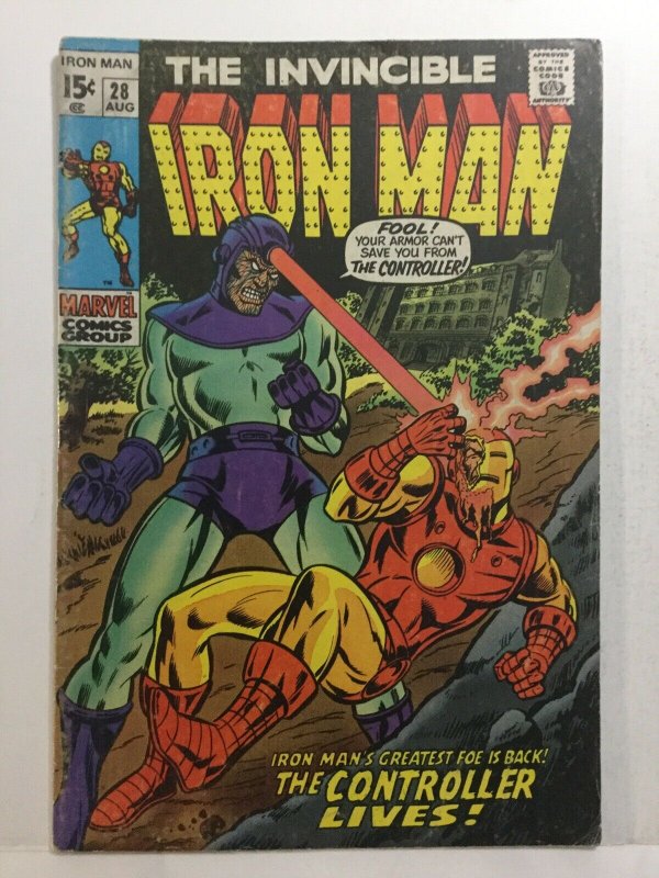 Iron Man 28 Vg/Fn Very Good/Fine 5.0 Marvel Comics