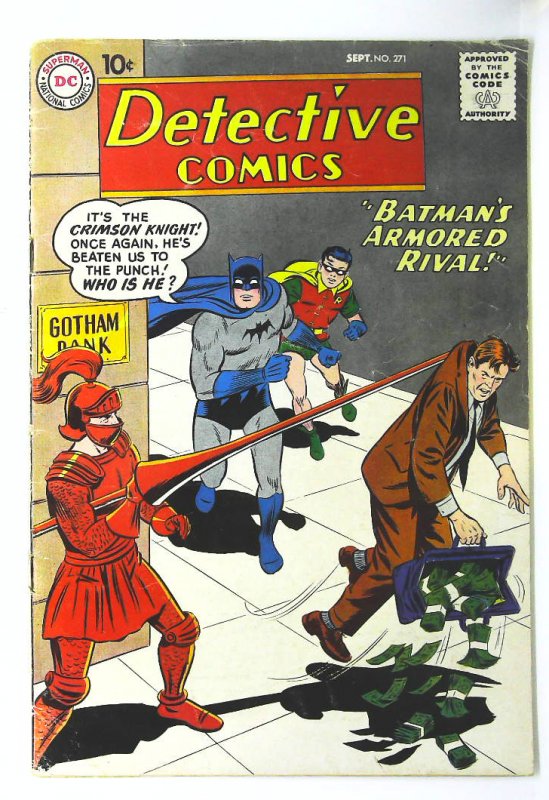 Detective Comics (1937 series) #271, VG+ (Actual scan)