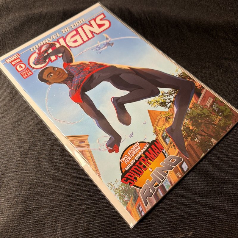 Marvel Action Origins #4 Miles Morales Cover [IDW, 2021]
