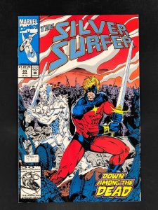 Silver Surfer #63 (1992) 1st Cameo Appearance of the Silver Surfer's Dar...