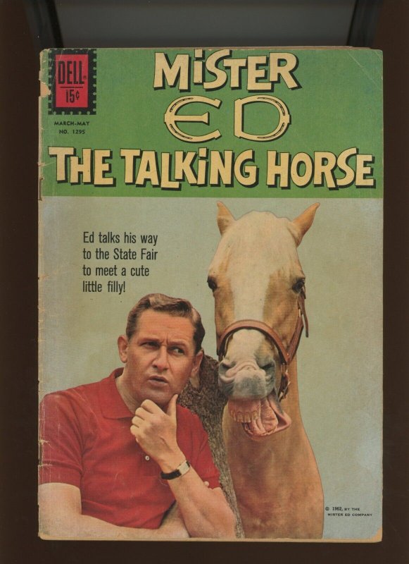 (1962) Mister Ed, The Talking Horse #1295: SILVER AGE! PHOTO COVER! (3.0/3.5)