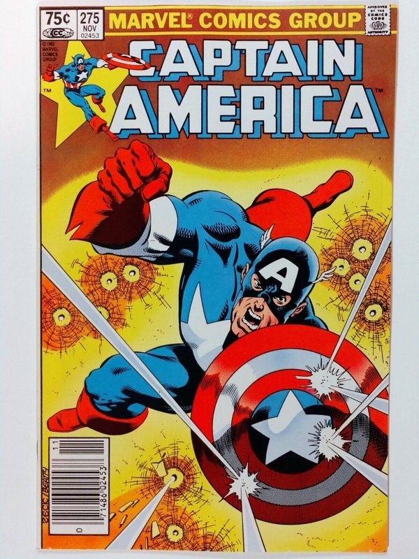 Captain America #275, 1st app of 2nd Baron Zemo in classic costume 