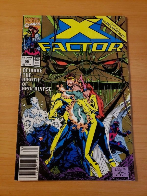 X-Factor #66 Newsstand Edition ~ VERY FINE NEAR MINT NM ~ (1991, Marvel Comics)