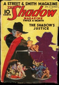 Shadow--April 1933--Pulp Magazine--Street and Smith--G/VG