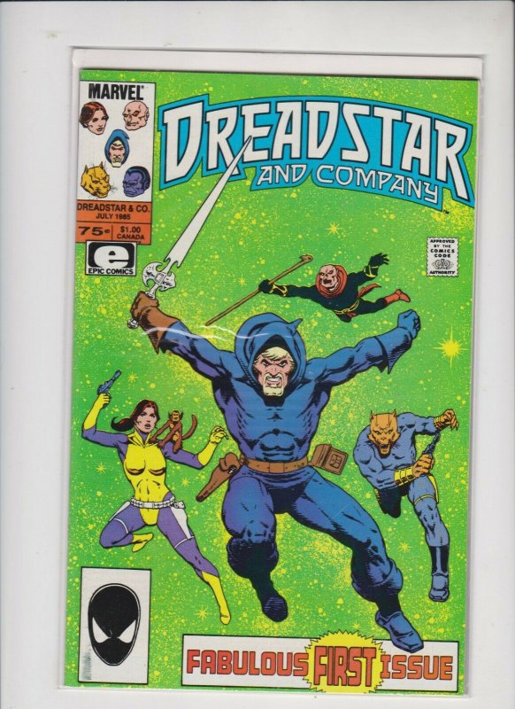 DREADSTAR AND COMPANY #1 1985 MARVEL / VF/+ CONDITION