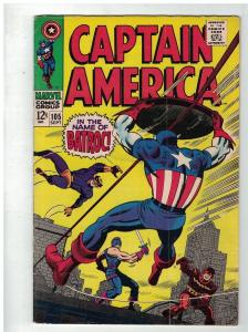 CAPTAIN AMERICA 105 GD-VG Sept. 1968
