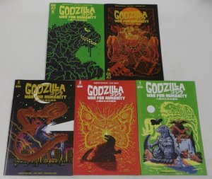 Godzilla: War for Humanity #1-5 VF/NM complete series All A Variants ; IDW