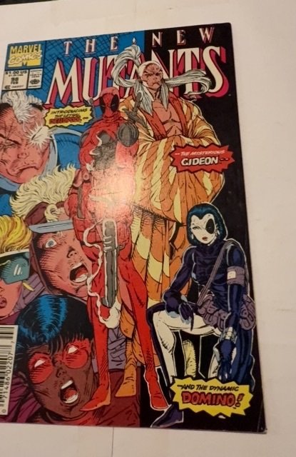 The New Mutants #98 (1991)first Deadpool Newstand