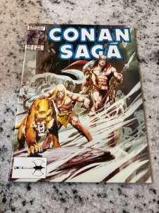 Conan Saga # 11 VF/NM Marvel Comic Book Magazine Red Sonja King Kull 4 J390