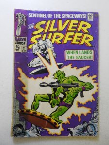 The Silver Surfer #2 (1968) GD Condition tape along spine
