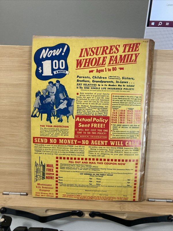 Dare-Devil Aces Pulp Jan 1942 Vol. 29 #2 GD/VG 3.0 spine tape