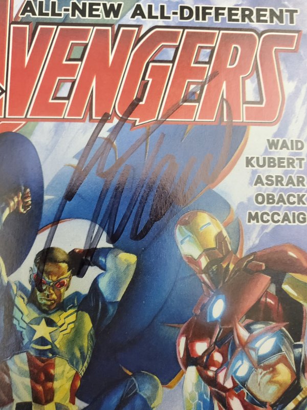 All-New, All-Different Avengers #1  (2016) Signed by Mark Waid, with COA