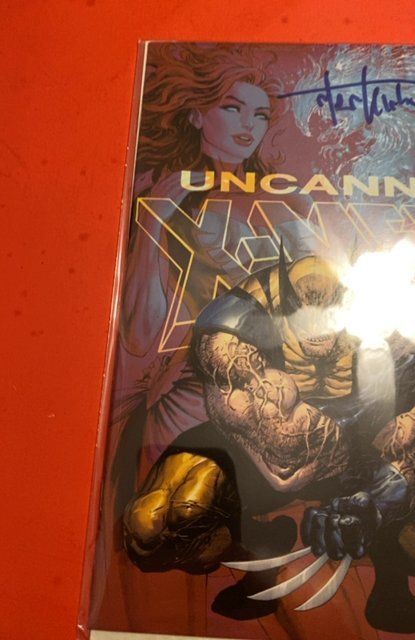 Uncanny X-men #19 Tyler Kirkham signed with Coa