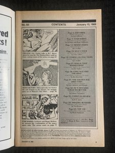 1985 AMAZING HEROES Comic Magazine #63 FN+ 6.5 The Masked Man / Star Wars