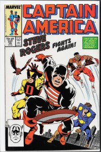 Captain America #337 (1988) Captain America [Key Issue]