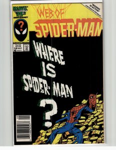 Web of Spider-Man #18 (1986) Spider-Man [Key Issue]