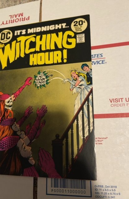 The Witching Hour #36 (1973)why you wed a witch small printer line backcover