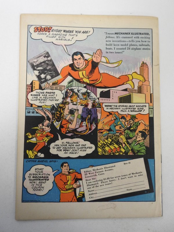 Whiz Comics #69 (1945) VG/FN Condition! tape pull bc, small staple tear
