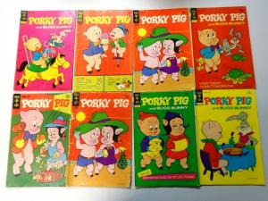 Silver + Bronze Age Gold Key Looney Tunes Porky Pig Comic Lot, 27 Different, V.G