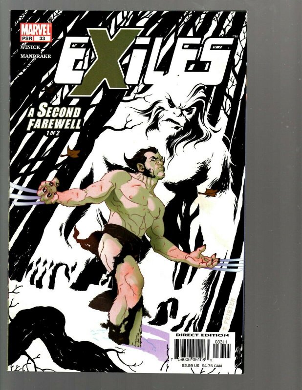 12 Marvel Comics Exiles #14 30 31 32 33 43 44 50 51 52 53 54 EK22 