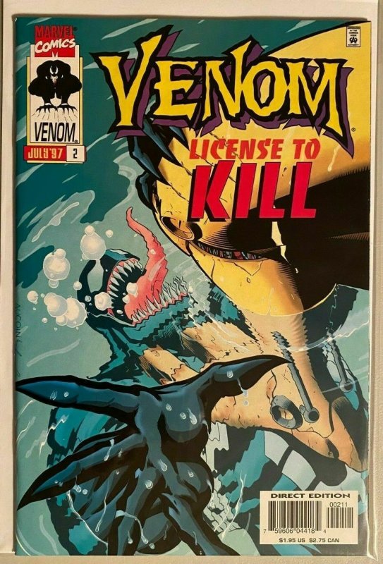 Venom license to kill #2 8.0 VF (1997)