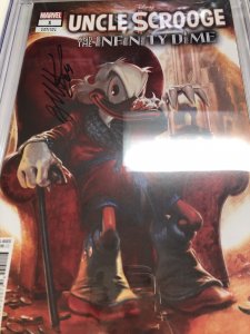 Uncle Scrooge And Infinity Dime  (2024) # 1 (CGC9.8) | Signed Gabriele Dell'otto