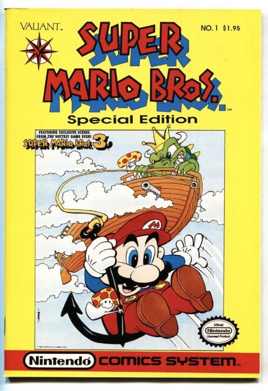 SUPER MARIO BROS. SPECIAL EDITION #1 1990- VALIANT - NINTENDO COMICS SYSTEM- ...