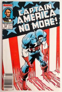 Captain America #332 NEWSSTAND Steve Rogers resigns