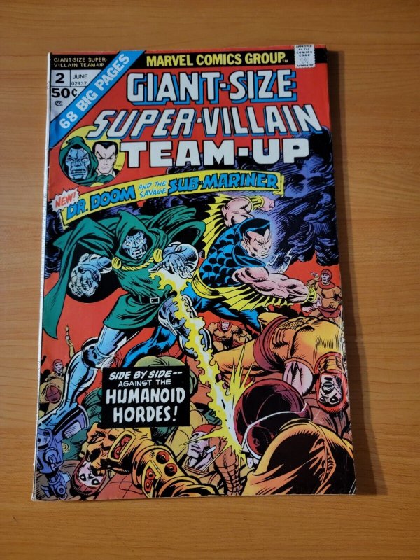 Giant-Size Super-Villain Team-Up #2 ~ FINE FN ~ 1975 Marvel Comics